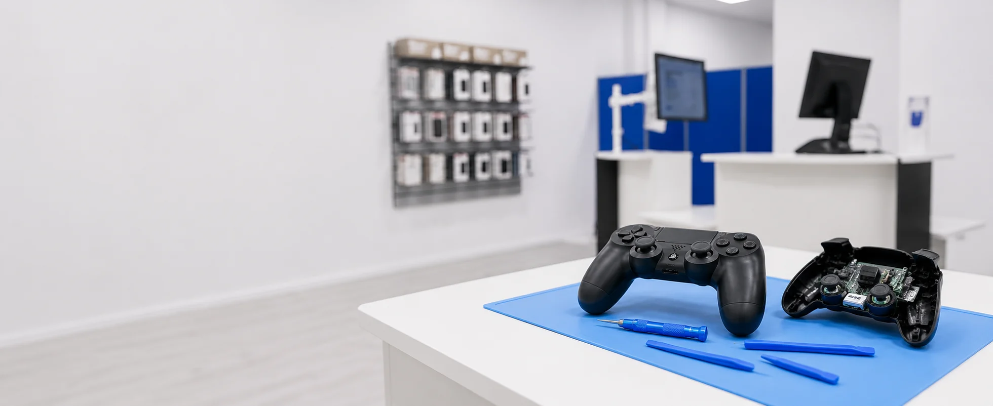 Nintendo Switch Reparatur am Servicetisch